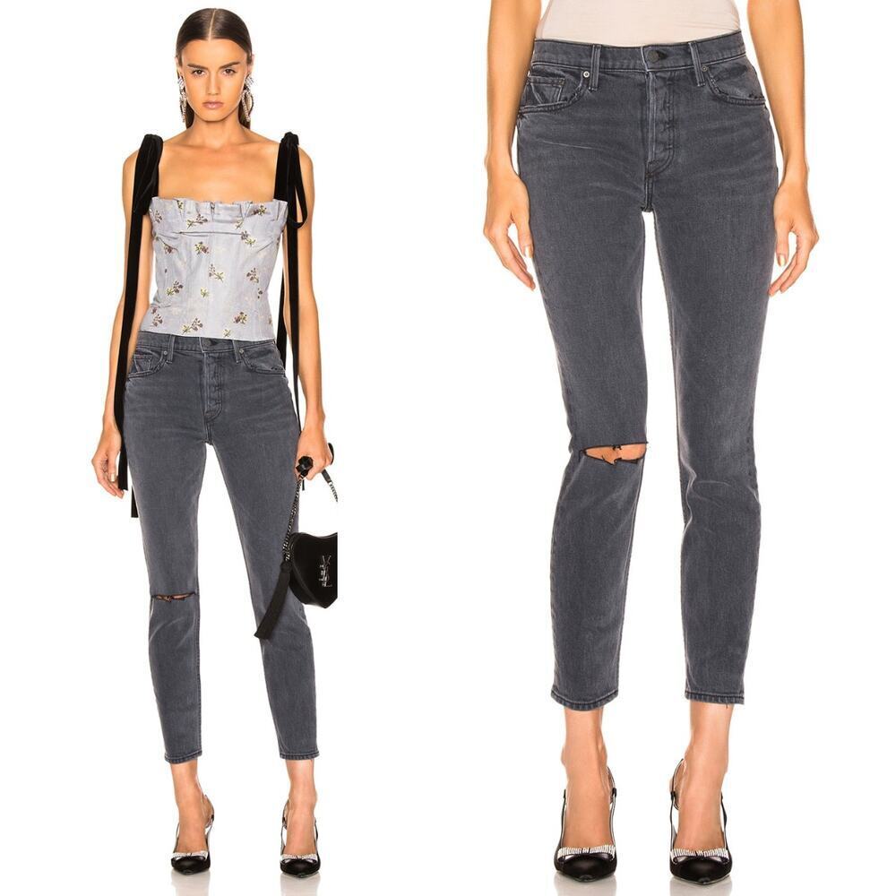 GRLFRND Karolina High-Rise Skinny Jean Size 26 Future Forever Made in USA